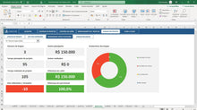 Load image into Gallery viewer, Planilha de Gerenciamento de Múltiplos Projetos em Excel para Consultores