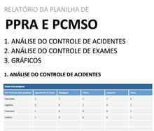 Load image into Gallery viewer, Planilha de PPRA e PCMSO em Excel 4.0