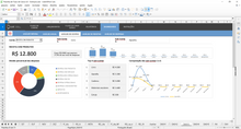 Load image into Gallery viewer, Planilha de Fluxo de Caixa em LibreOffice Calc