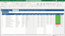 Load image into Gallery viewer, Planilha de Gerenciamento de Múltiplos Projetos em Excel para Consultores
