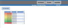 Load image into Gallery viewer, Planilha de Controle e Movimentação Diária de Estoque em Excel