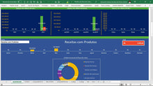 Load image into Gallery viewer, Planilha de Fluxo de Caixa em Dashboard