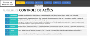 Planilha de Controle de Ações em Excel