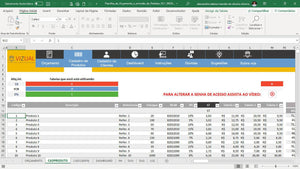 Pacote de Planilhas para Autopeças em Excel 5.0