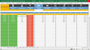 Planilha de Cálculo para Formação do Frete Peso Fracionado em Excel