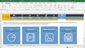 Planilha de Conferência e Cotação de Fretes Transportadora em Dashboard