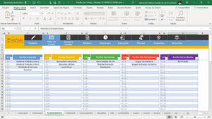 Planilha de Contas a Receber em Dashboard