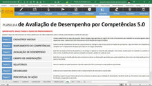 Load image into Gallery viewer, Planilha Avaliação de Desempenho por Competências em Dashboard
