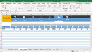 Planilha de Cálculo de Fretes Transportadora em Excel