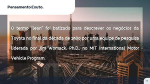 Apresentação Logística Enxuta em PowerPoint