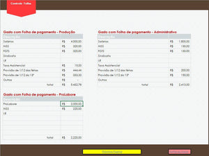 Planilha de Apuração e Gestão de Custos em Excel