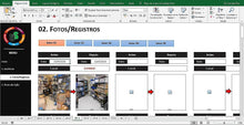 Load image into Gallery viewer, Planilha de Auditoria do Programa 5s em Excel
