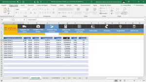 Planilha de Cálculo de Fretes Cubados por Caminhão em Dashboard