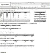 Load image into Gallery viewer, Planilha de Cálculo de Traço de Concreto - Método ABCP em EXCEL
