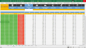 Planilha de Cálculo para Formação do Frete Peso Fracionado em Excel