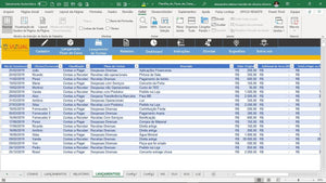 Planilha de Fluxo de Caixa em Dashboard