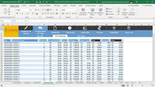 Load image into Gallery viewer, Planilha de Cálculo de Fretes Autônomo por Km Volume e Peso em Dashboard
