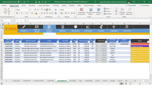 Planilha de Contas a Receber em Dashboard