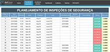 Load image into Gallery viewer, Planilha de Inspeção de Segurança do Trabalho em Excel

