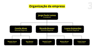 Apresentação Organograma Flex em Powerpoint