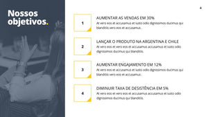 Apresentação de Roadmap de Produto em Powerpoint