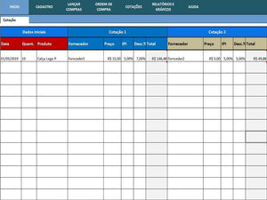 Planilha completa para gestão de compras-Versão 1.0