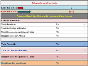 Planilha de Contas a Pagar Versão 5.0