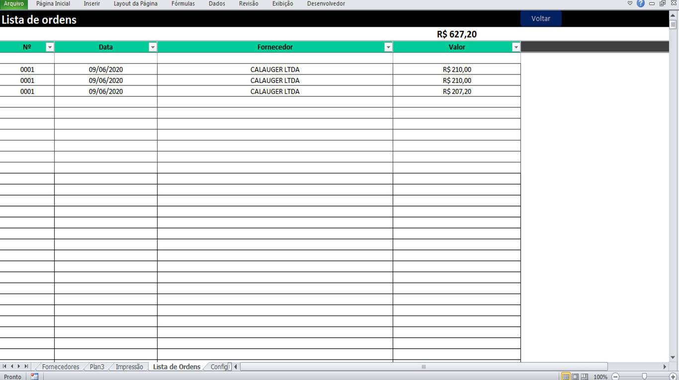 Planilha para Setor de Compras em Excel – luzsia.vc