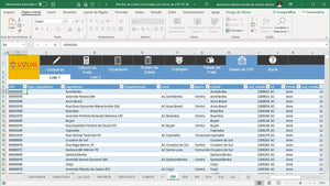 Planilha de Cálculo de Fretes Fracionados por Faixas de Cep em Excel 5.0