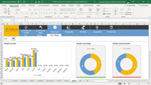 Load image into Gallery viewer, Planilha de Consumo de Água e Energia em Dashboard
