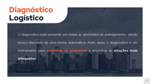 Apresentação Logística Enxuta em PowerPoint