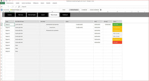Planilha de Controle de Projeto com Curva S
