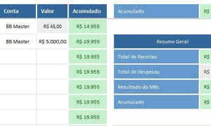 Planilha de Controle de Faturamento para MEI