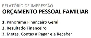 Planilha de Orçamento Pessoal e Familiar em Excel 4.0