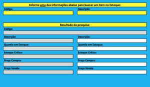 Planilha de Controle de Estoques e Contas