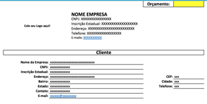 Planilha de Controle de Estoques e Contas