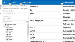 Planilha de Contas a Pagar Receber e Fluxo de Caixa Realizado