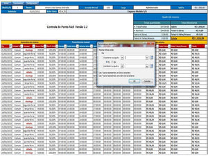 Planilha Controle do Ponto - Versão 2.6