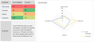 Planilha de Teste de Perfil DISC em Excel 4.0