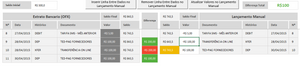 Planilha de Conciliação Bancária em Excel 4.0