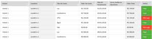 Planilha de Controle de Contas de Locatários em Excel 4.0