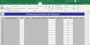 Dimensionamento de Pessoal baseado em cronoanálise