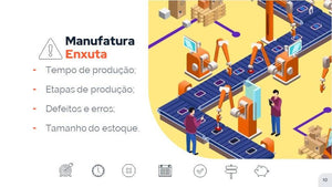 Apresentação Logística Enxuta em PowerPoint