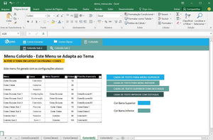 Gerador de Menu para Planilhas Excel