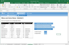 Load image into Gallery viewer, Gerador de Menu para Planilhas Excel
