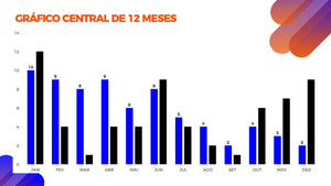 Apresentação de Gráficos de Barra em Powerpoint