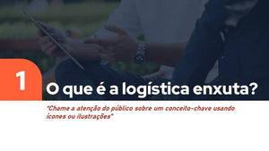 Apresentação Logística Enxuta em PowerPoint