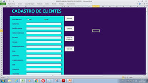Planilha de Cadastro de Clientes