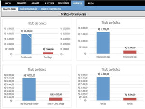 Planilha de Contas a Pagar e Receber Empresarial - Versão 6.0