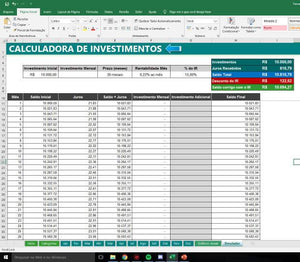 Organizze Plan - Planilha de Controle Financeiro Pessoal + Investimentos